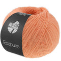 LANA GROSSA Ecopuno, Farbe 229 Lachsorange, ein Knäuel mit 50 g