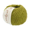 LANA GROSSA Landlust Alpaka Merino 160, Farbe 443 Kiwigrün, ein Knäuel mit 50 g